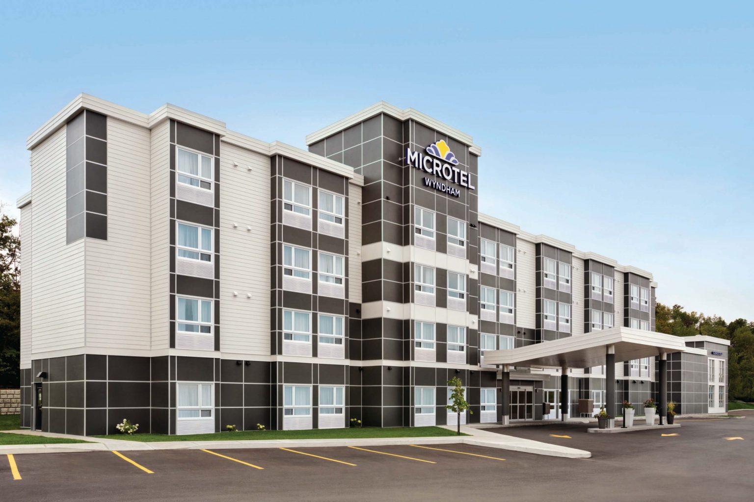 The exterior of a Microtel by Wyndham